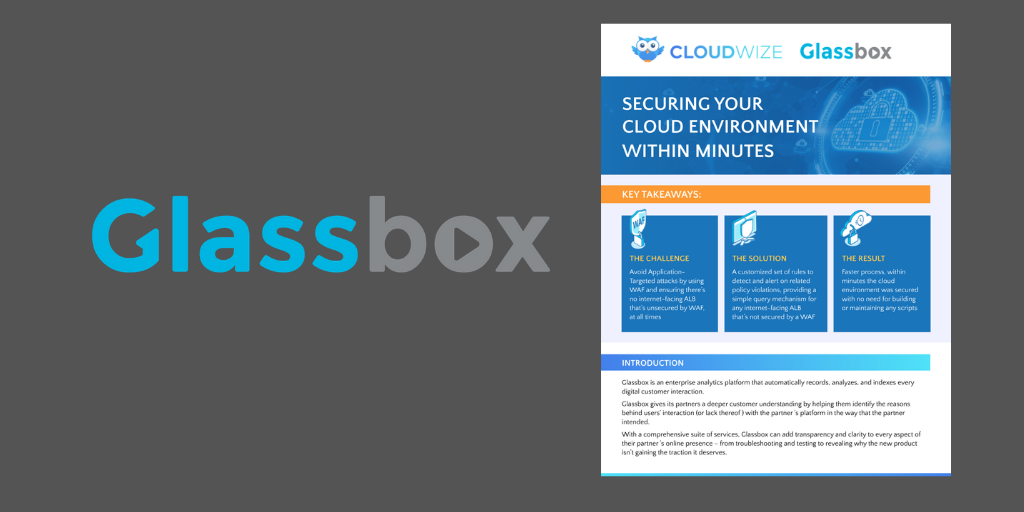 Case Study: Securing your cloud environment in minutes - CloudWize